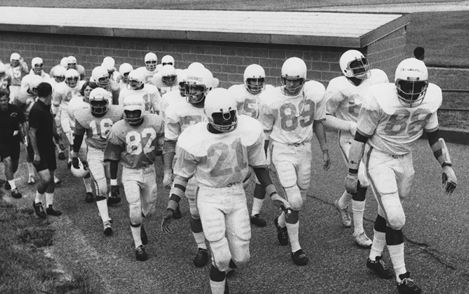 Ted Gregory on the Columbia Lions in 1974