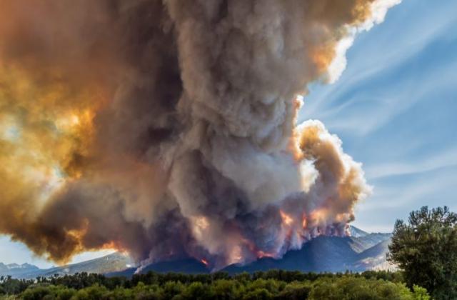Roaring Lion Fire in Montana in 2016