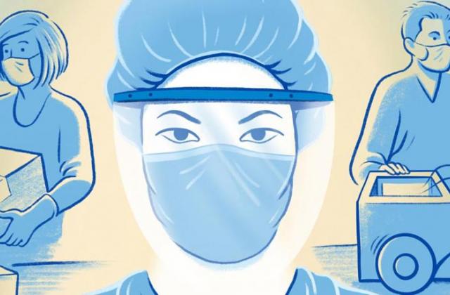 Healthcare Worker Face Shield 
